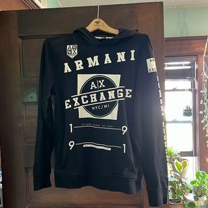 Armani exchange hooded sweatshirt